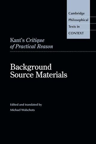Kant's Critique of Practical Reason