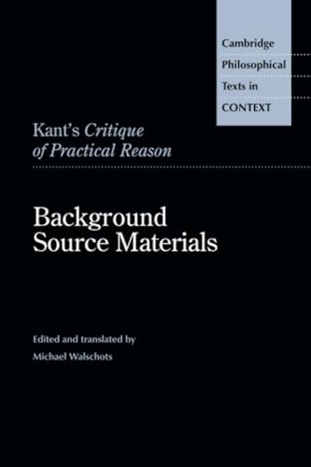 Kant's Critique of Practical Reason