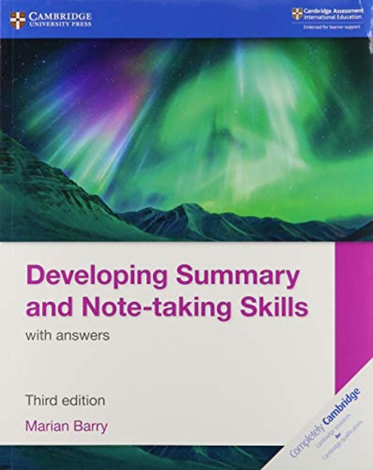 Developing Summary and Note-taking Skills with answers