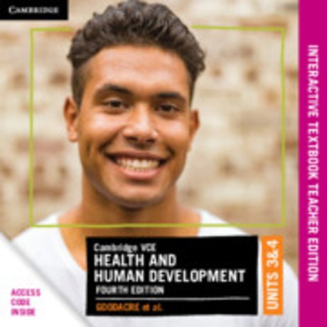 Cambridge VCE Health and Human Development Units 3&4 Teacher Edition Digital Card