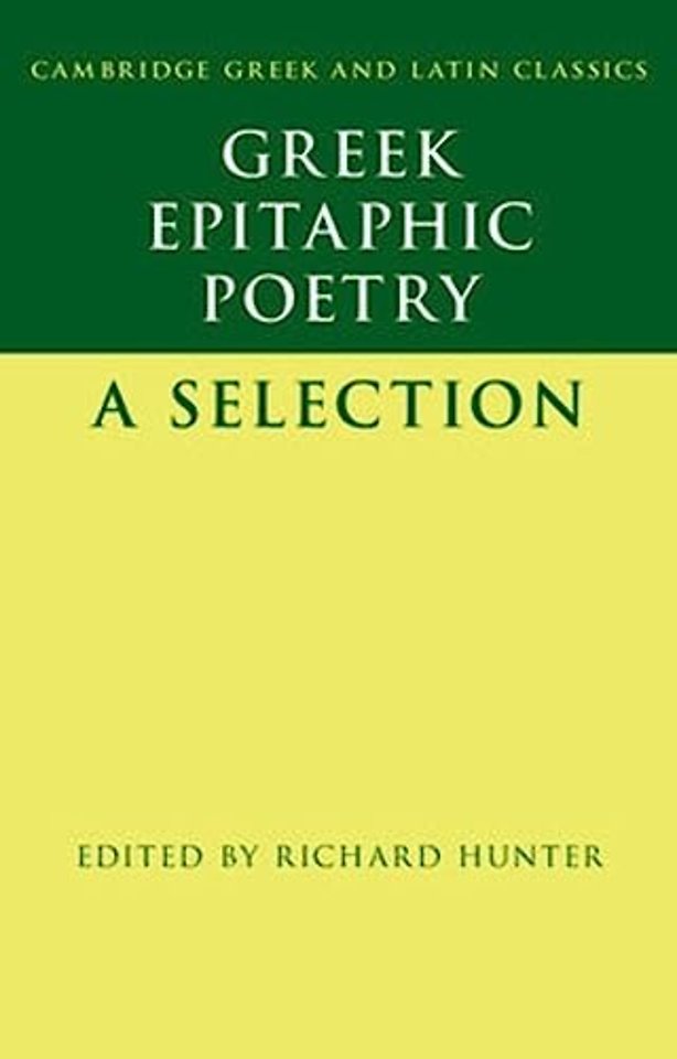 Greek Epitaphic Poetry