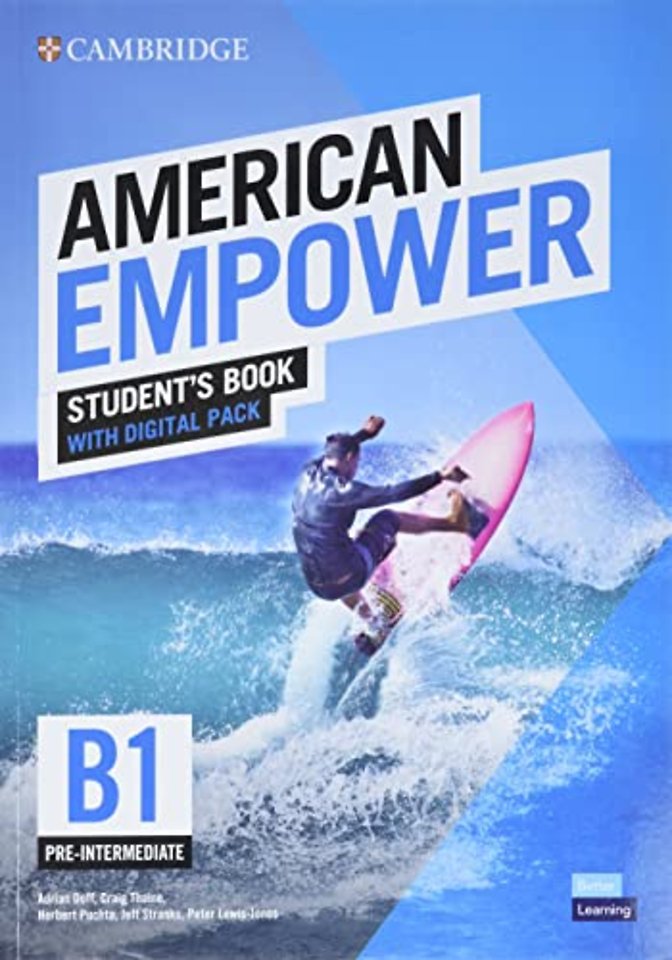 American Empower Pre-intermediate/B1 Student's Book with Digital Pack
