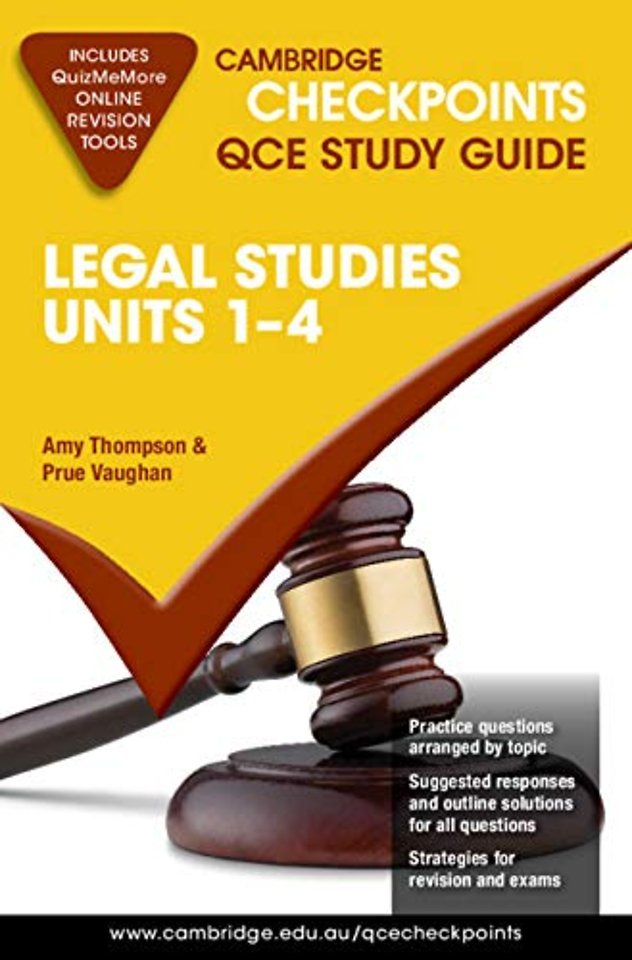 Cambridge Checkpoints QCE Legal Studies Units 1–4