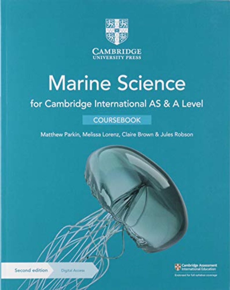 Cambridge International AS & A Level Marine Science Coursebook with Digital Access (2 Years)