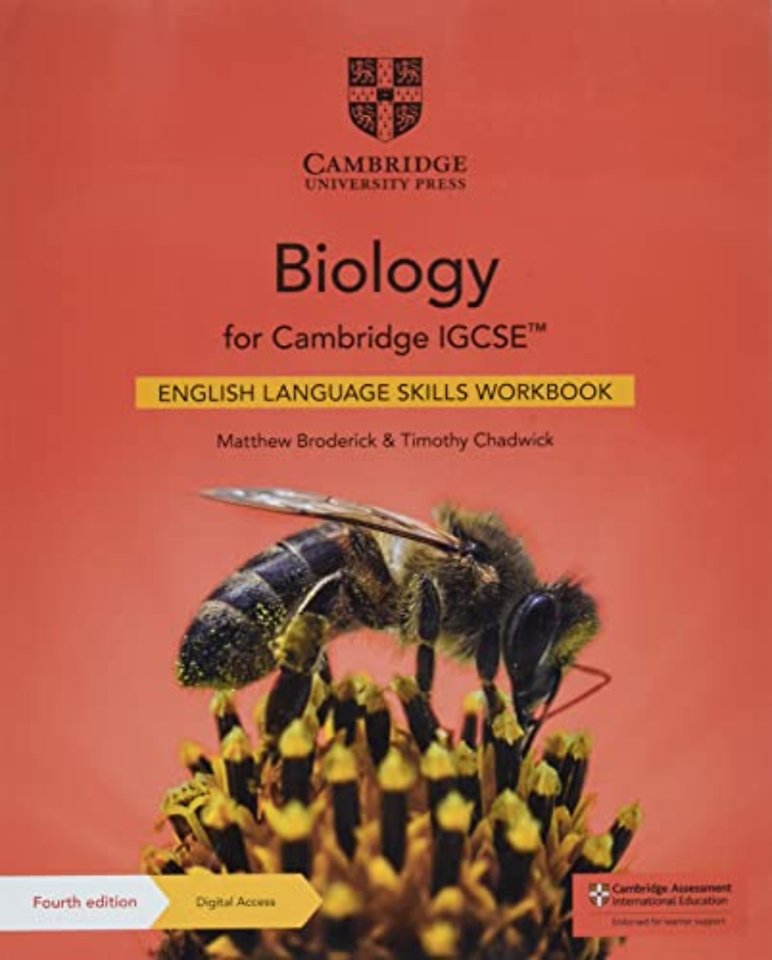 Biology for Cambridge IGCSE™ English Language Skills Workbook with Digital Access (2 Years)
