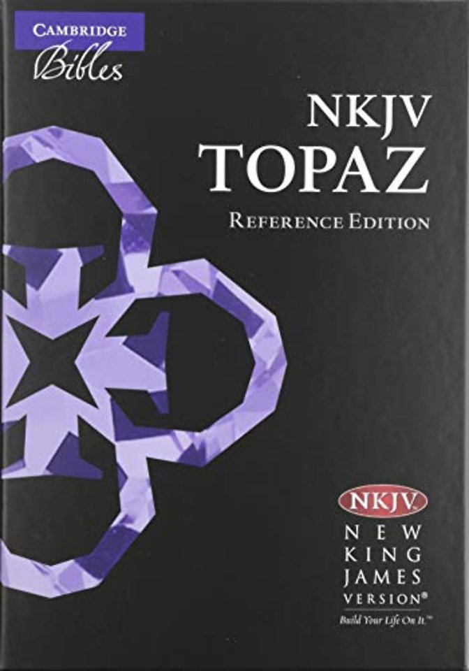 NKJV Topaz Reference Edition, Dark Blue Goatskin Leather, NK676:XRL