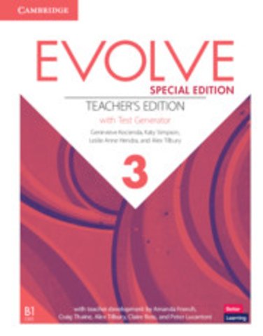 Evolve Level 3 Teacher's Edition with Test Generator Special Edition