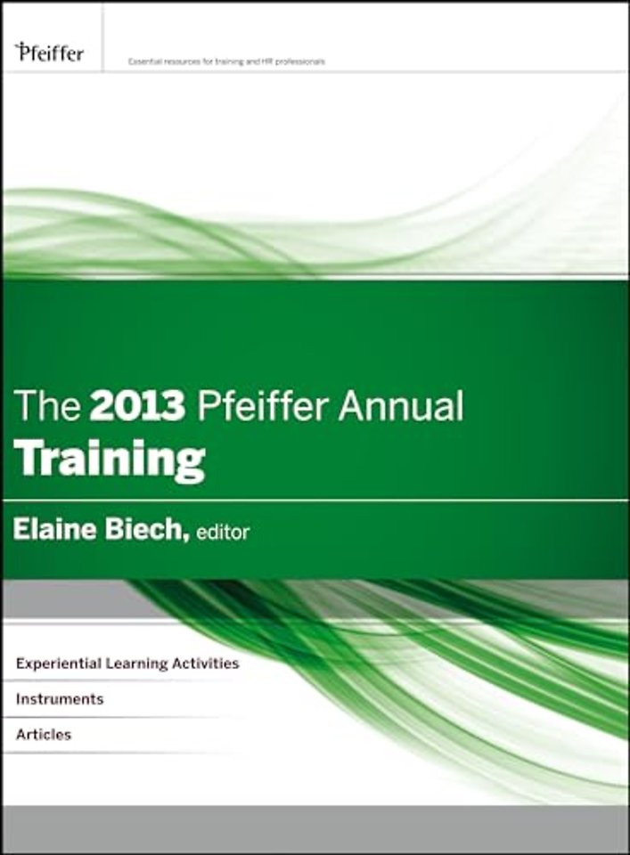 The 2013 Pfeiffer Annual