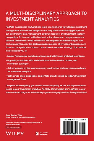 Portfolio Construction and Analytics