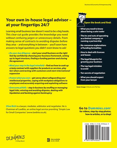 Law for Small Business For Dummies, UK Edition