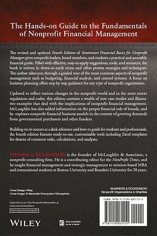 Streetsmart Financial Basics for Nonprofit Managers 4e