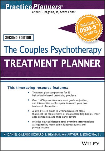 The Couples Psychotherapy Treatment Planner, with DSM–5 Updates, 2e