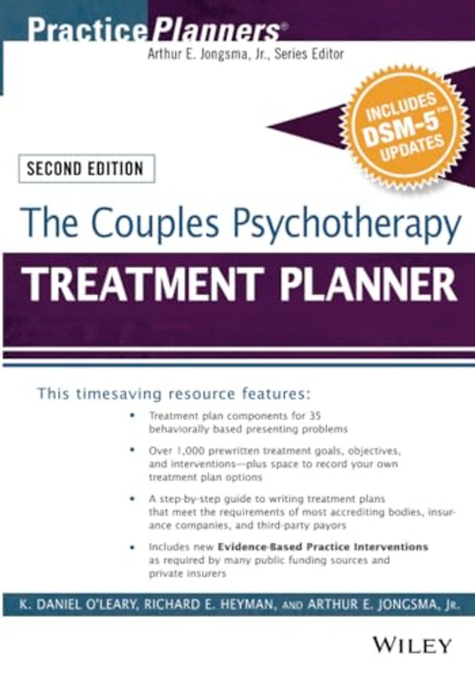 The Couples Psychotherapy Treatment Planner, with DSM–5 Updates, 2e