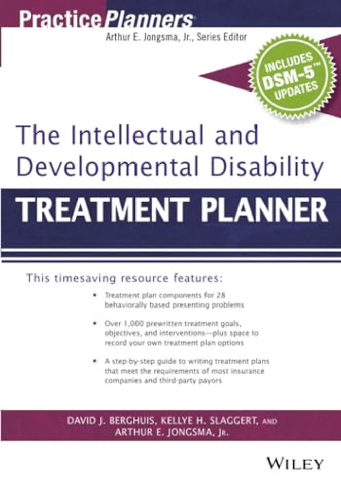 The Intellectual and Developmental Disability Treatment Planner, with DSM 5 Updates