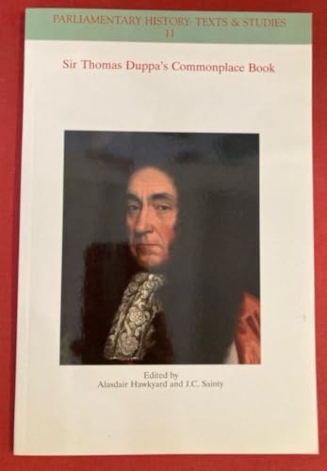The Commonplace Book of Sir Thomas Duppa