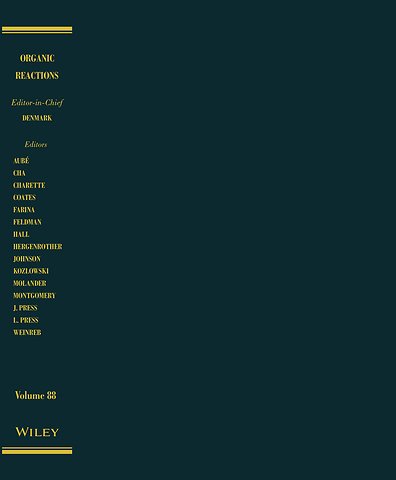 Organic Reactions, Volume 88