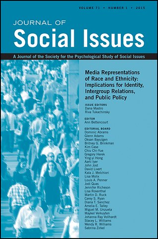 Media Representations of Race and Ethnicity – Implications for Identity, Intergroup Relations, and Public Policy