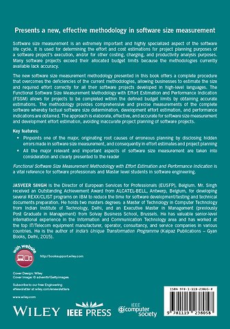 Functional Software Size Measurement Methodology with Effort Estimation and Performance Indication