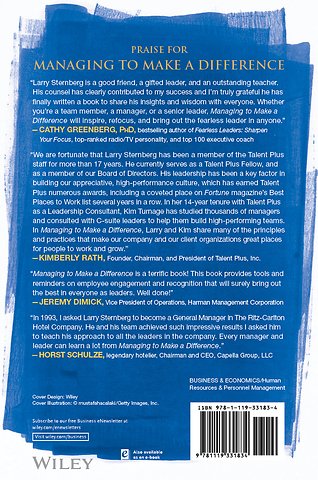 Managing to Make a Difference