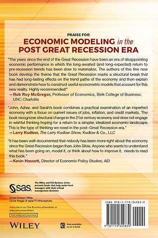 Economic Modeling in the Post Great Recession Era