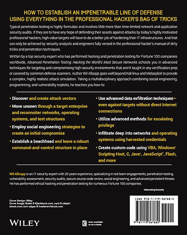 Advanced Penetration Testing – Hacking the World′s Most Secure Networks