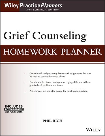 Grief Counseling Homework Planner (w/ Download)