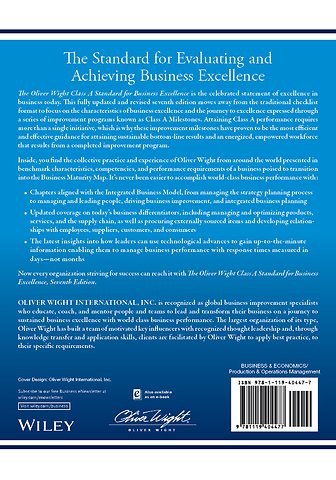 The Oliver Wight Class A Standard for Business Excellence