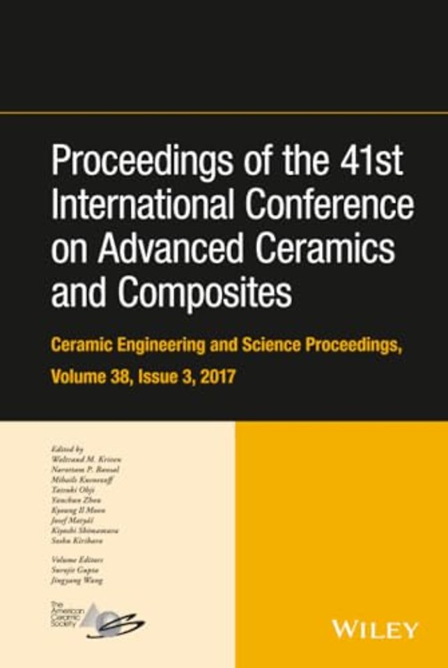 Proceedings of the 41st International Conference on Advanced Ceramics and Composites, Volume 38, Issue 3