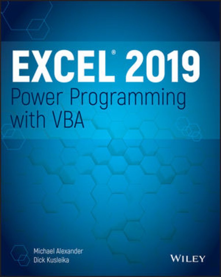 Excel 2019 Power Programming with VBA Excel 2019 Power Programming with VBA