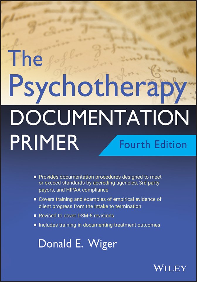The Psychotherapy Documentation Primer, 4th Edition
