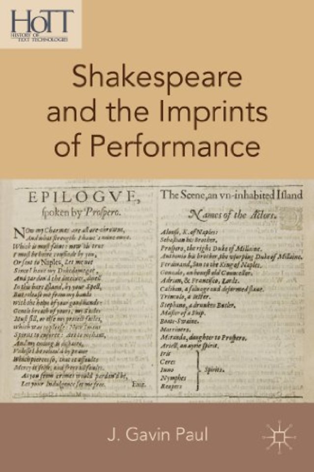 Shakespeare and the Imprints of Performance