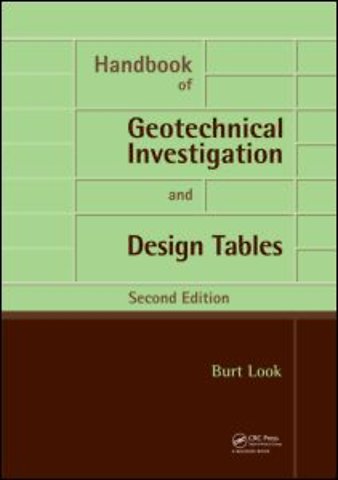 Handbook of Geotechnical Investigation and Design Tables