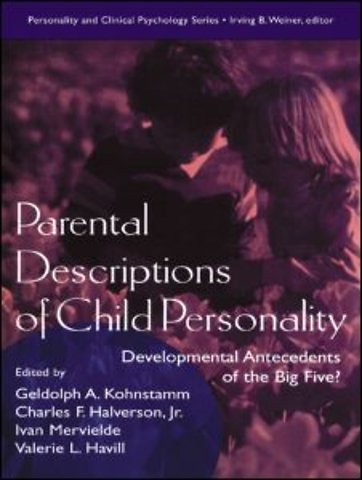 Parental Descriptions of Child Personality