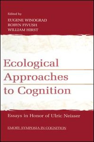Ecological Approaches to Cognition