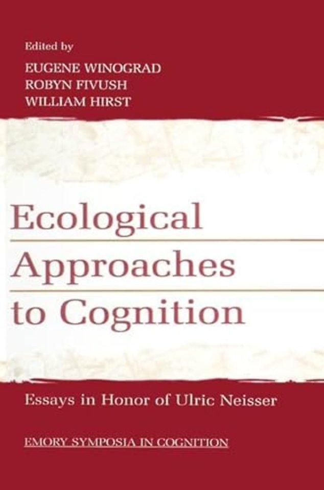 Ecological Approaches to Cognition