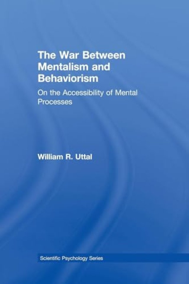 War Between Mentalism and Behaviorism