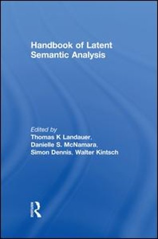 Handbook of Latent Semantic Analysis