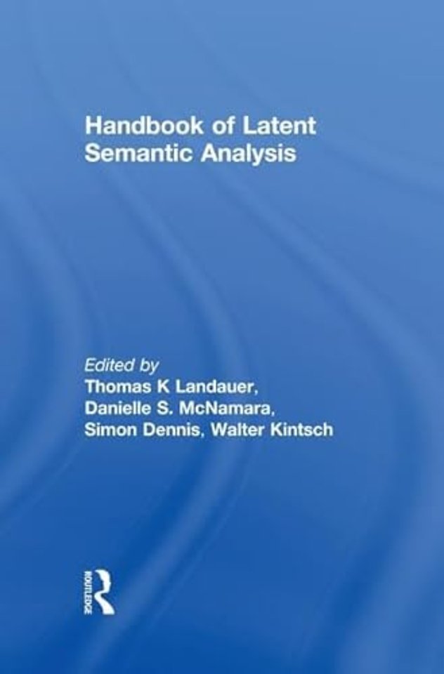 Handbook of Latent Semantic Analysis