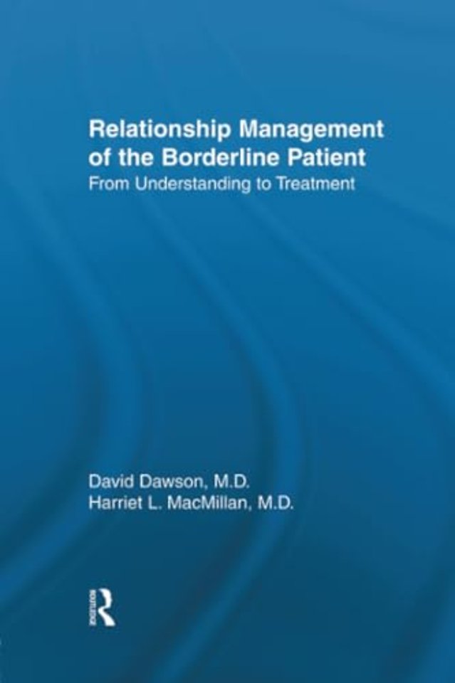 Relationship Management Of The Borderline Patient