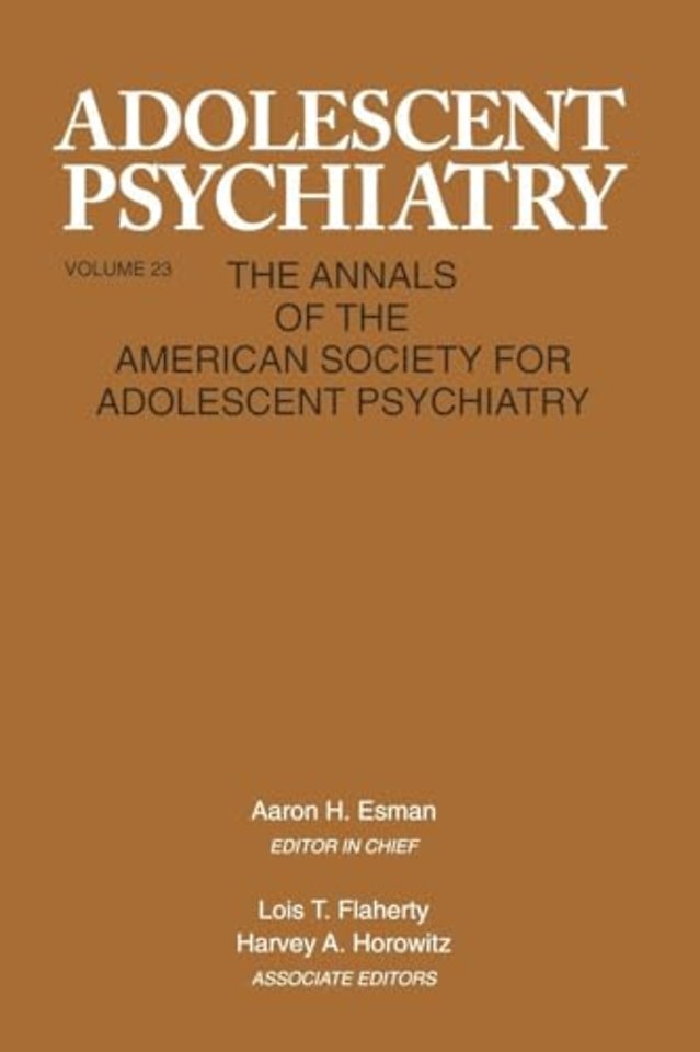 Adolescent Psychiatry, V. 23