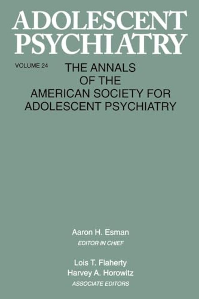 Adolescent Psychiatry, V. 24