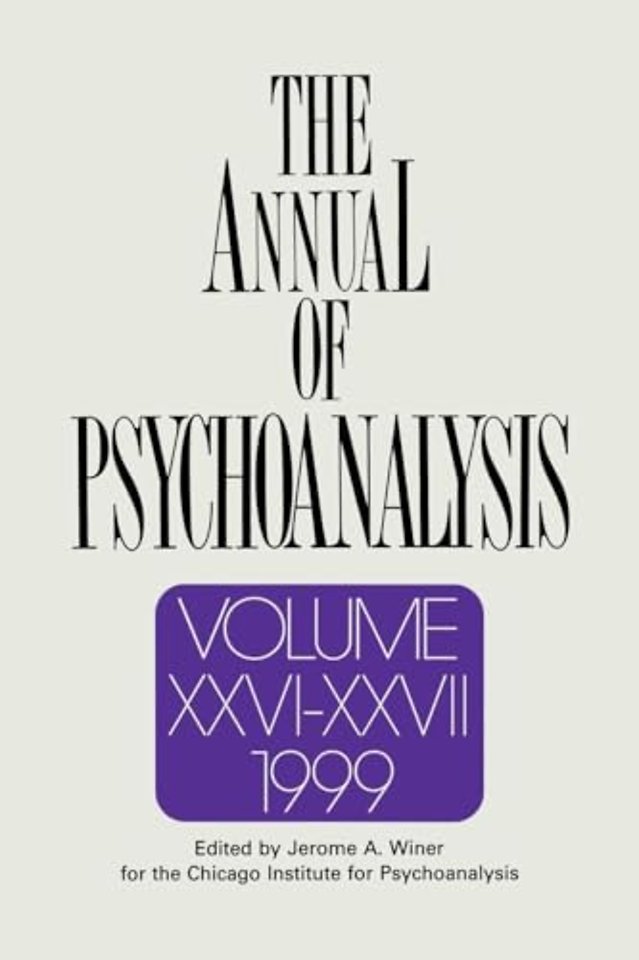 Annual of Psychoanalysis, V. 26/27