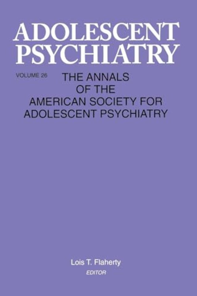 Adolescent Psychiatry, V. 26