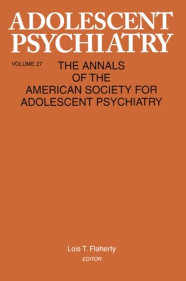 Adolescent Psychiatry, V. 27