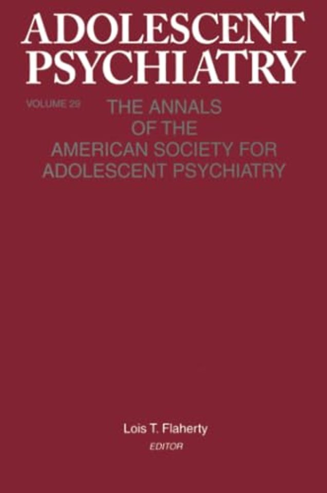 Adolescent Psychiatry, V. 29