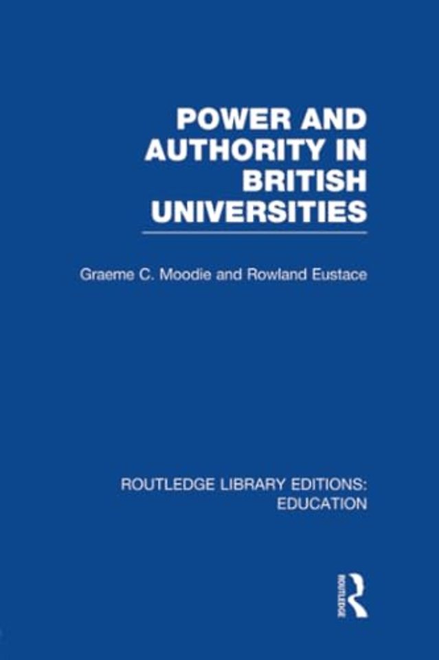 Power & Authority in British Universities