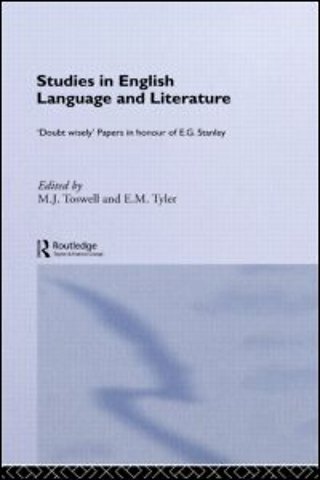 Studies in English Language and Literature