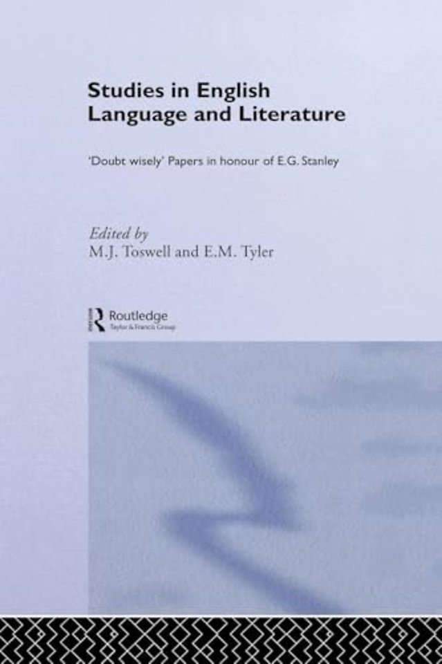 Studies in English Language and Literature