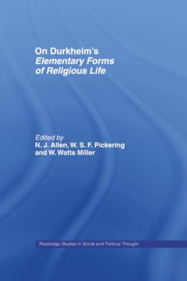 On Durkheim's Elementary Forms of Religious Life