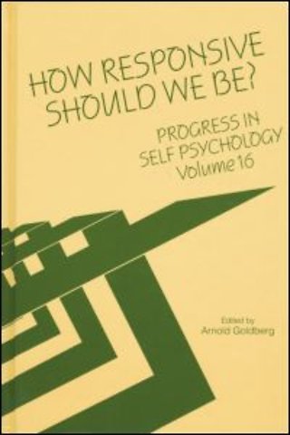 Progress in Self Psychology, V. 16